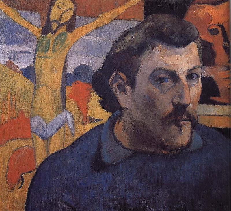Paul Gauguin Yellow Christ's self-portrait